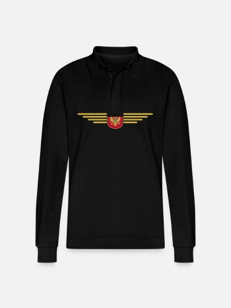 Montenegro Design – Découvrez les Balkans - Polo à manches longues bio PREPSTER Stanley/Stella Unisexe - noir