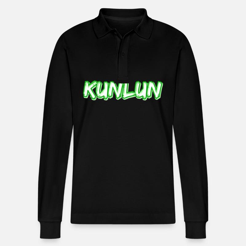 Kunlun - Stanley/Stella Unisex Bio-Langarm-Poloshirt Prepster - Schwarz