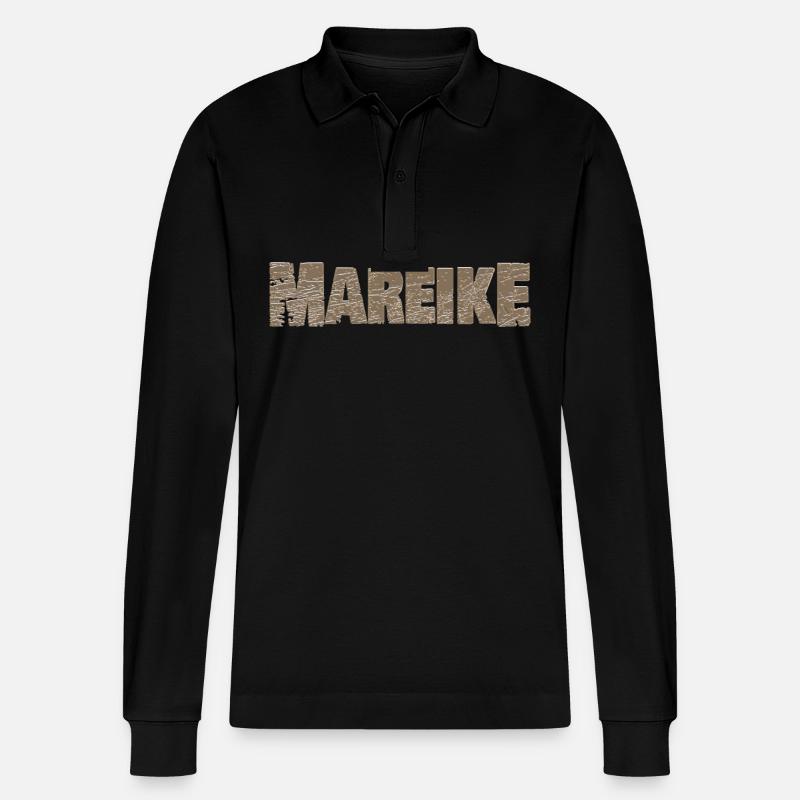 Mareike - Polo à manches longues bio PREPSTER Stanley/Stella Unisexe - noir