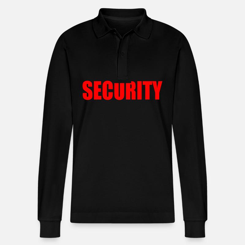 Security - Polo à manches longues bio PREPSTER Stanley/Stella Unisexe - noir