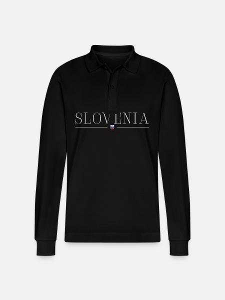 T-shirt de style slovène - Polo à manches longues bio PREPSTER Stanley/Stella Unisexe - noir
