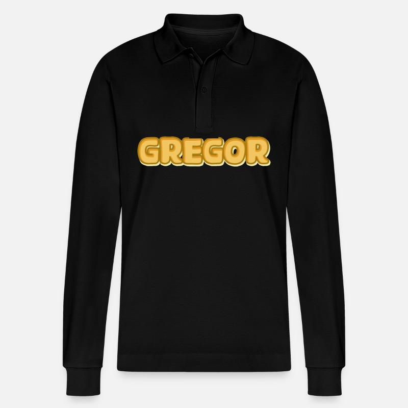 Cadeau pour Gregor - Polo à manches longues bio PREPSTER Stanley/Stella Unisexe - noir