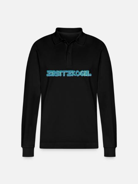 Zirbitzkogel - Stanley/Stella Organic Unisex Long-Sleeved Polo Shirt Prepster - black