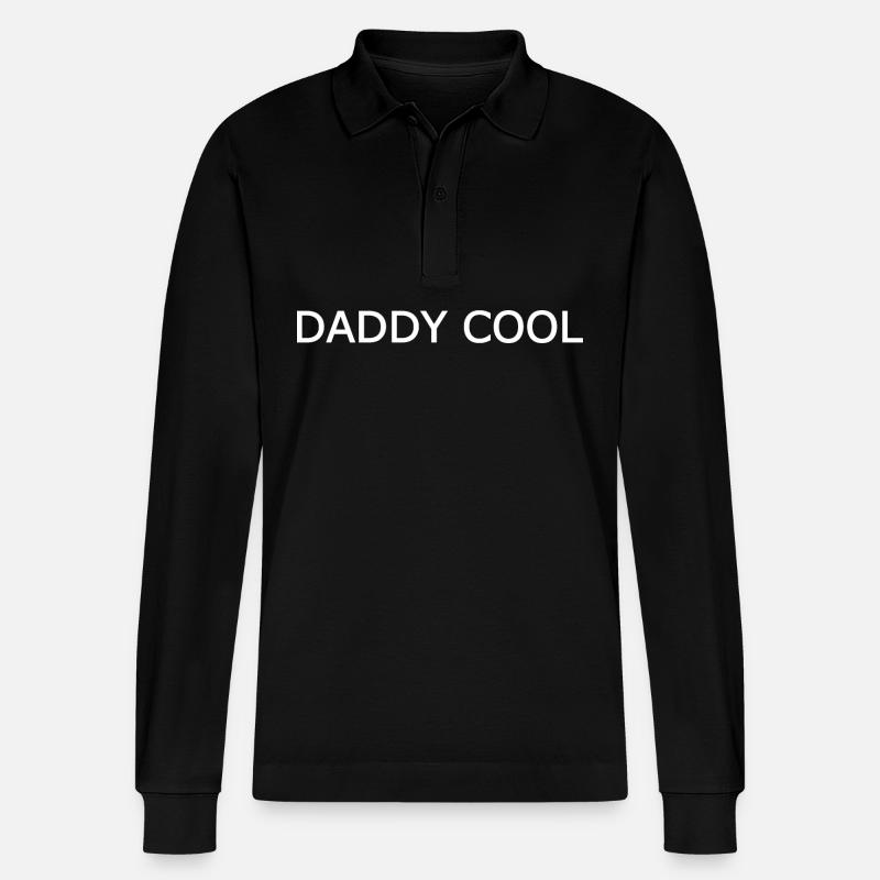 Daddy cool - Polo à manches longues bio PREPSTER Stanley/Stella Unisexe - noir