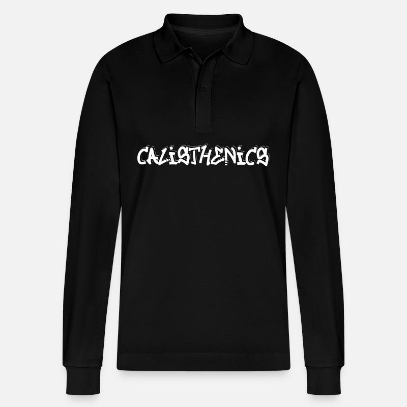 Calisthenics - Stanley/Stella Unisex Bio-Langarm-Poloshirt Prepster - Schwarz