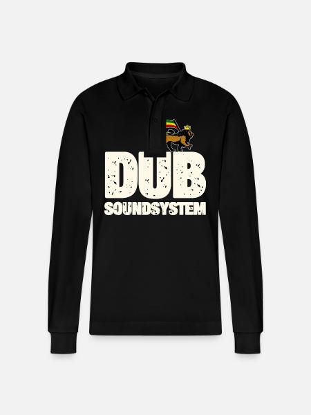 Système de sonorisation dub - Polo à manches longues bio PREPSTER Stanley/Stella Unisexe - noir