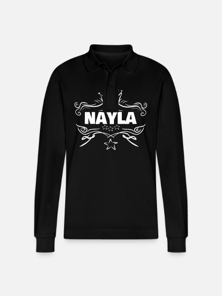Cadeau pour Nayla - Polo à manches longues bio PREPSTER Stanley/Stella Unisexe - noir