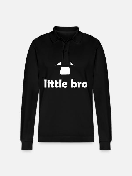 Pour le petit frère - Polo à manches longues bio PREPSTER Stanley/Stella Unisexe - noir