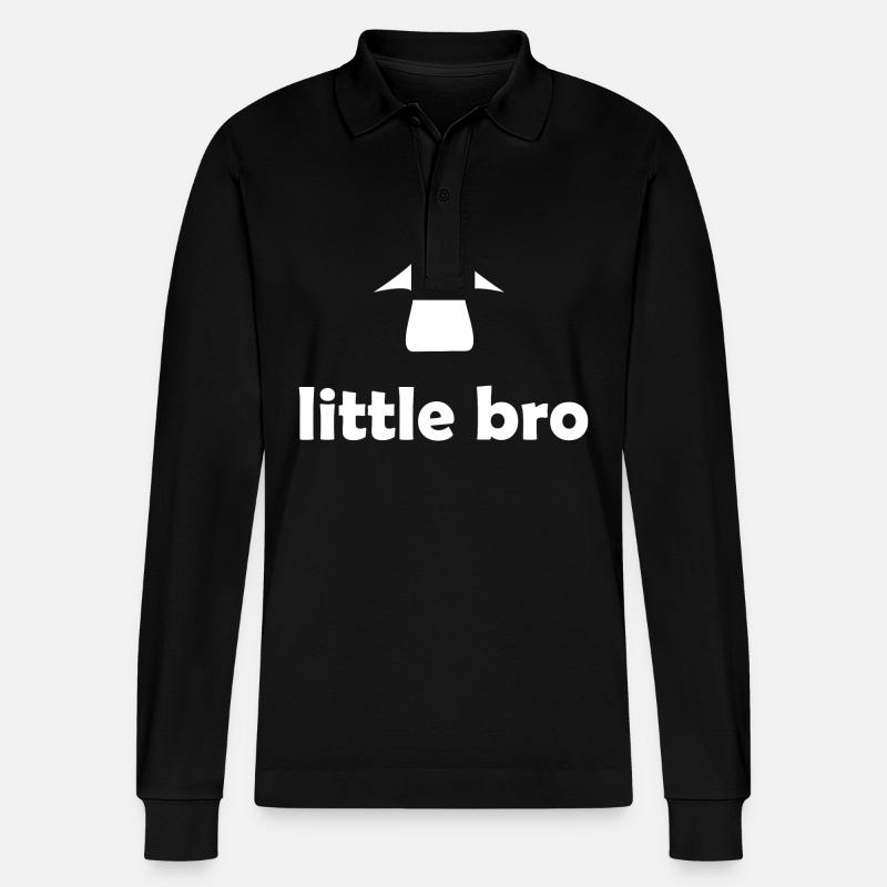 Pour le petit frère - Polo à manches longues bio PREPSTER Stanley/Stella Unisexe - noir
