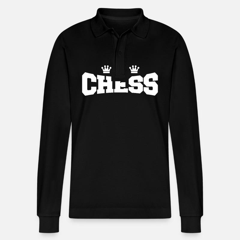 Chess Chess Dicton Citation - Polo à manches longues bio PREPSTER Stanley/Stella Unisexe - noir