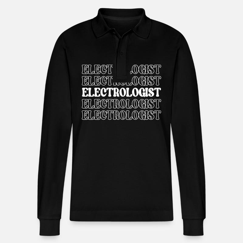 Épilation électrolystique électrolystique - Polo à manches longues bio PREPSTER Stanley/Stella Unisexe - noir