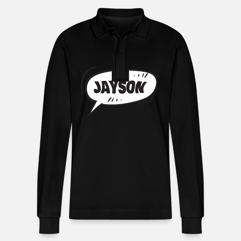 Jayson Jayson - Polo à manches longues bio PREPSTER Stanley/Stella Unisexe - noir