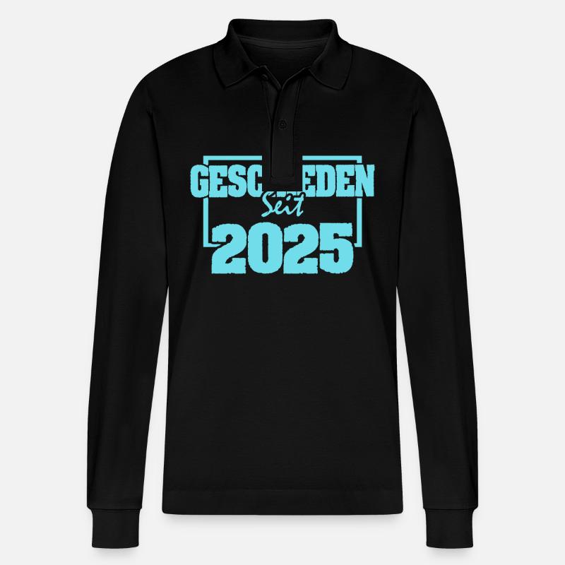 Single 2025 - Stanley/Stella Unisex Bio-Langarm-Poloshirt Prepster - Schwarz