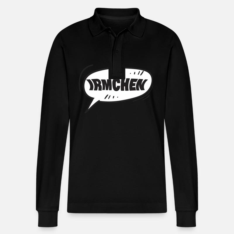 Irmchen as Irmchen - Polo à manches longues bio PREPSTER Stanley/Stella Unisexe - noir