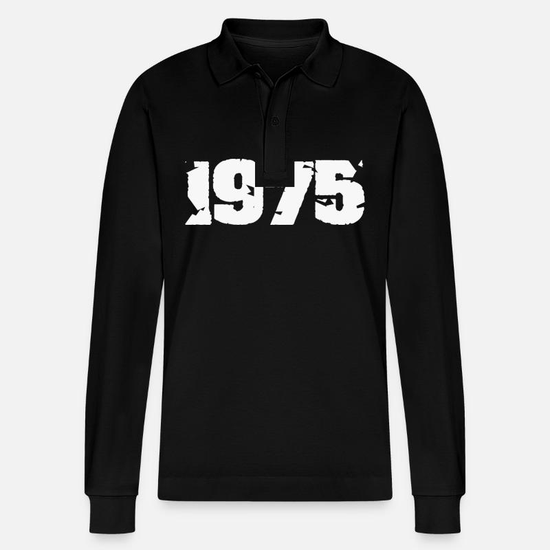 1975 - Stanley/Stella Unisex Bio-Langarm-Poloshirt Prepster - Schwarz