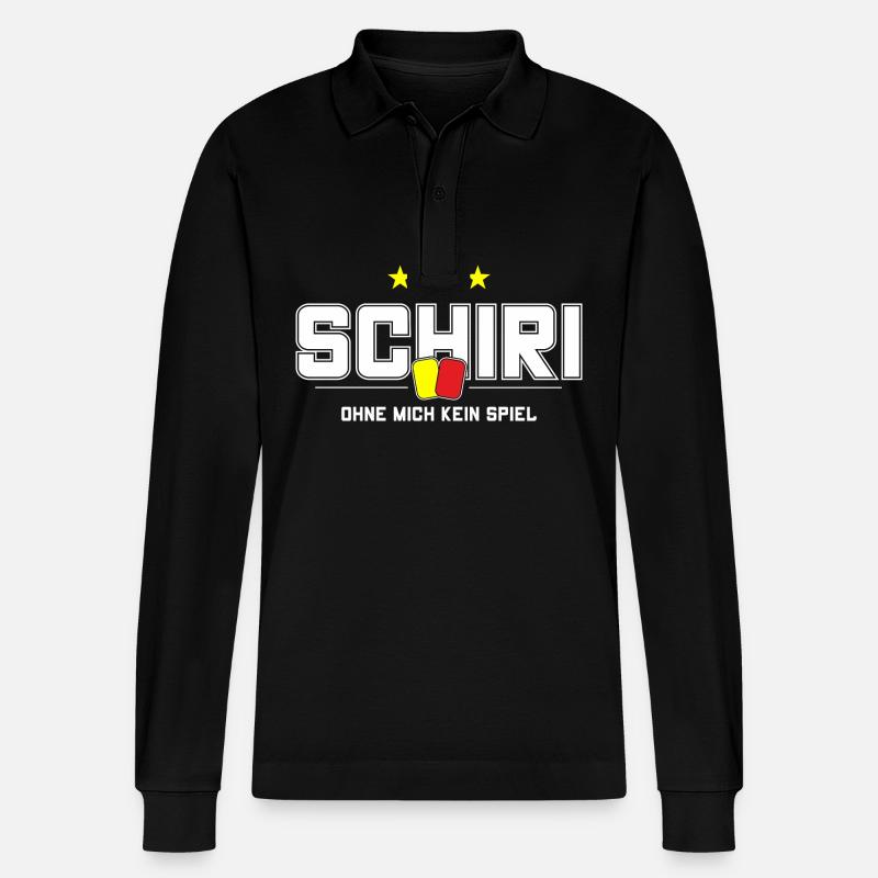 Ref - Polo à manches longues bio PREPSTER Stanley/Stella Unisexe - noir