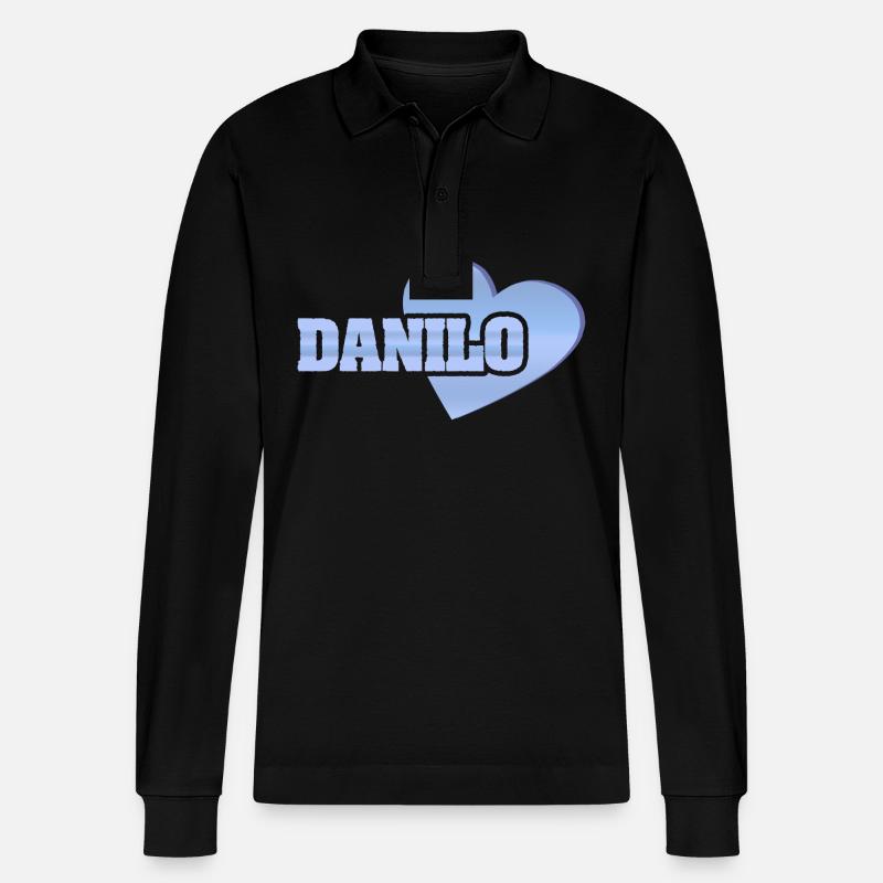 Danilo - Polo à manches longues bio PREPSTER Stanley/Stella Unisexe - noir