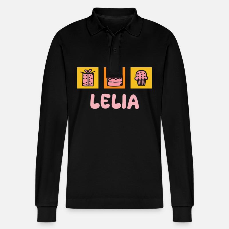 Lélia - Polo à manches longues bio PREPSTER Stanley/Stella Unisexe - noir