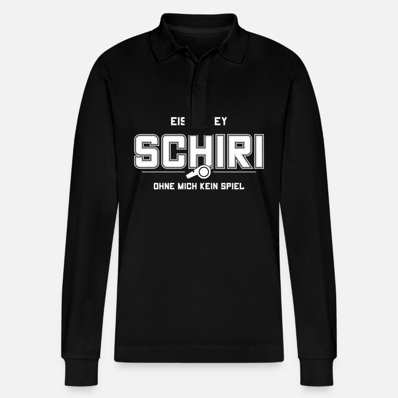 Ref - Polo à manches longues bio PREPSTER Stanley/Stella Unisexe - noir