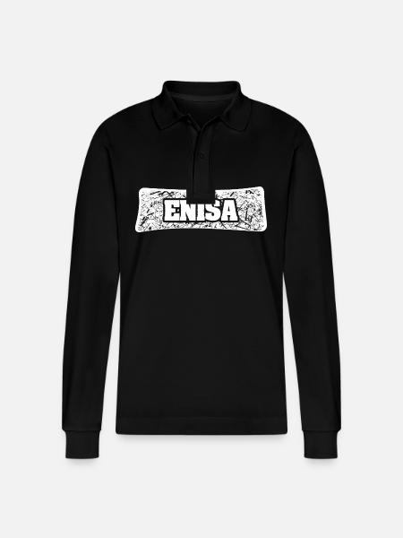 Enisa - Stanley/Stella Organic Unisex Long-Sleeved Polo Shirt Prepster - black