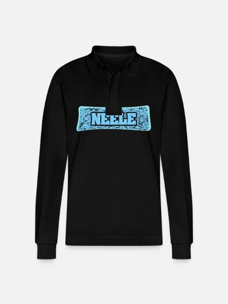 Neele comme nom - Polo à manches longues bio PREPSTER Stanley/Stella Unisexe - noir