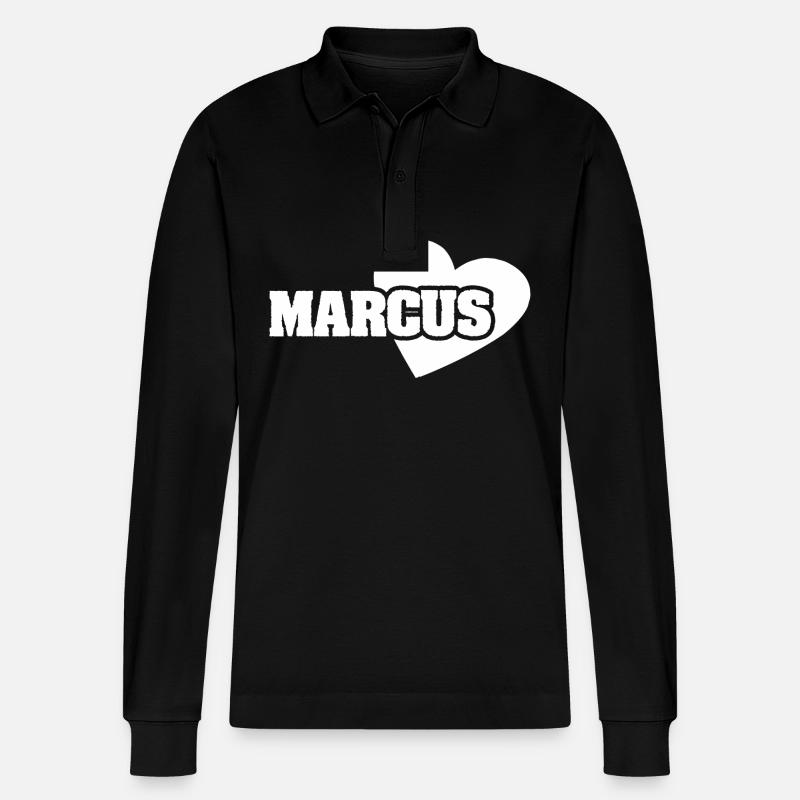 Cadeau pour Marcus - Polo à manches longues bio PREPSTER Stanley/Stella Unisexe - noir