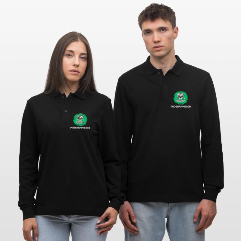 Computer Freak Scripting Programmeur Développeur Polo à manches longues bio PREPSTER Stanley/Stella Unisexe