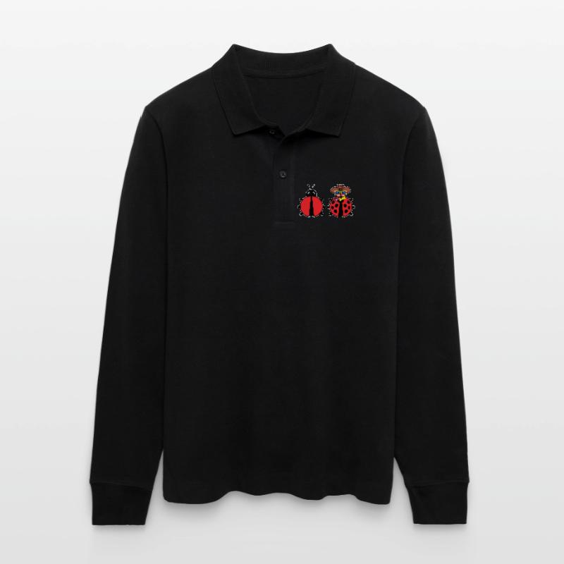 Bugs Bugfixing Debug Developer Computerfreak Stanley/Stella Unisex Bio-Langarm-Poloshirt Prepster
