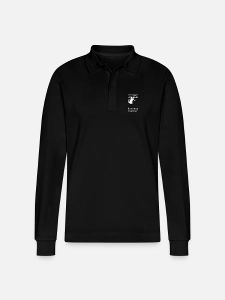 Arawara - Harmony Hunter - Stanley/Stella Organic Unisex Long-Sleeved Polo Shirt Prepster - black