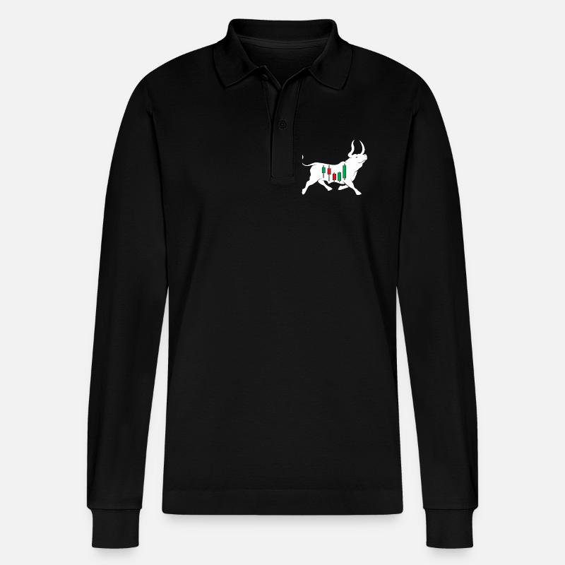 Bulletins d’actions - Polo à manches longues bio PREPSTER Stanley/Stella Unisexe - noir