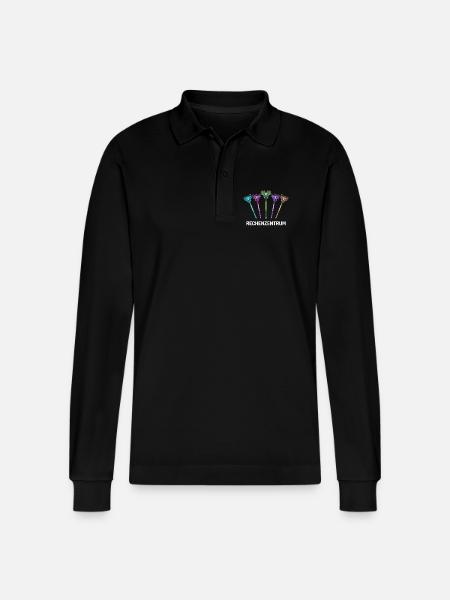 Rechenzentrum Gärtner Garten Gartenarbeit - Stanley/Stella Unisex Bio-Langarm-Poloshirt Prepster - Schwarz