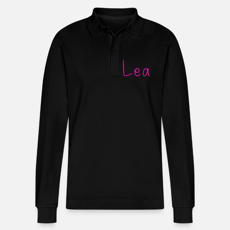 Lea - Stanley/Stella Unisex Bio-Langarm-Poloshirt Prepster - Schwarz