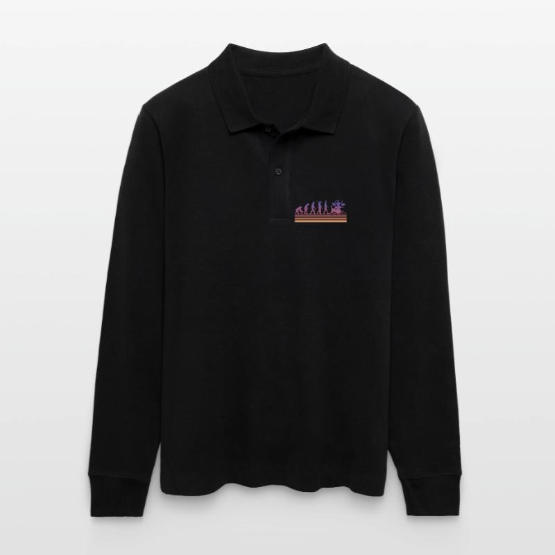 Drummer Evolution Stanley/Stella Organic Unisex Long-Sleeved Polo Shirt Prepster