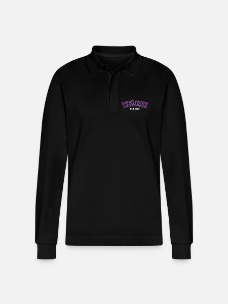 Toulouse Est. 2006 - Stanley/Stella Organic Unisex Long-Sleeved Polo Shirt Prepster - black