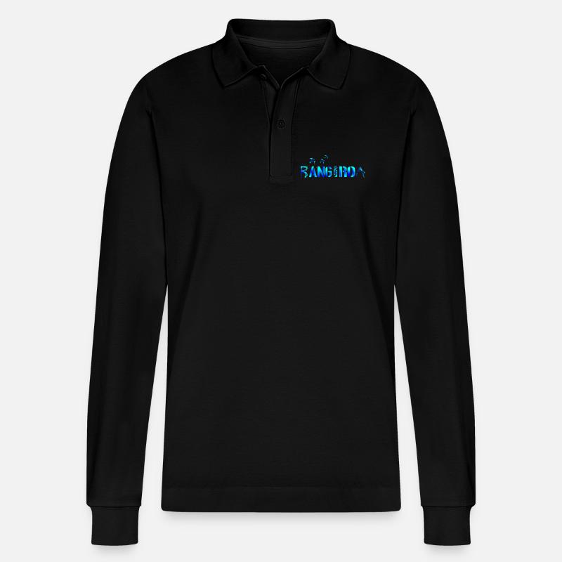 RANGIROA - Polo à manches longues bio PREPSTER Stanley/Stella Unisexe - noir