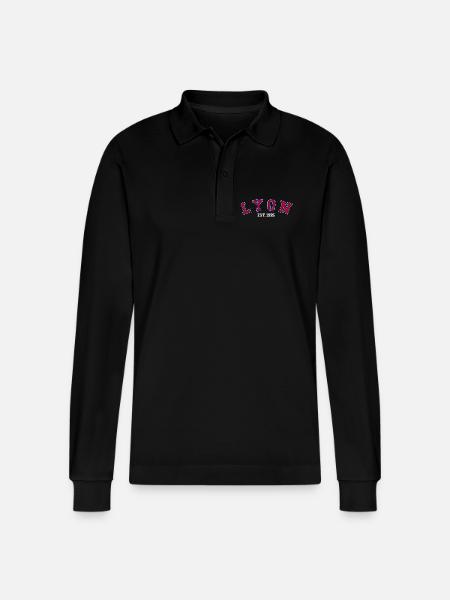 Lyon Est. 1995 - Polo à manches longues bio PREPSTER Stanley/Stella Unisexe - noir