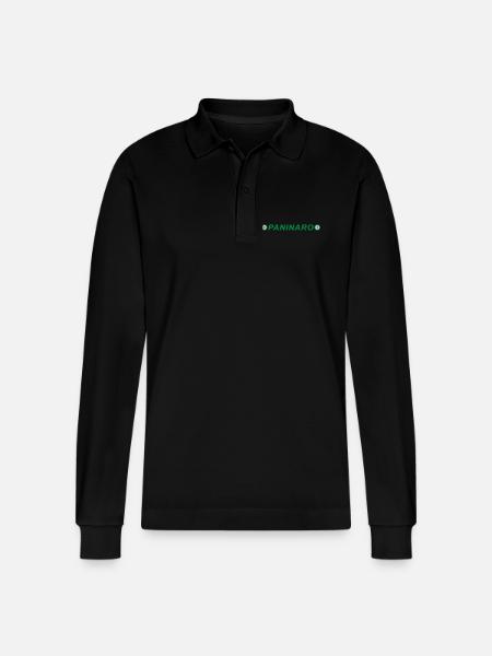 Paninaro - Stanley/Stella Organic Unisex Long-Sleeved Polo Shirt Prepster - black
