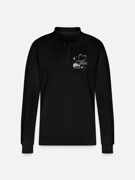 Hochzeitsfotografin - Stanley/Stella Unisex Bio-Langarm-Poloshirt Prepster - Schwarz