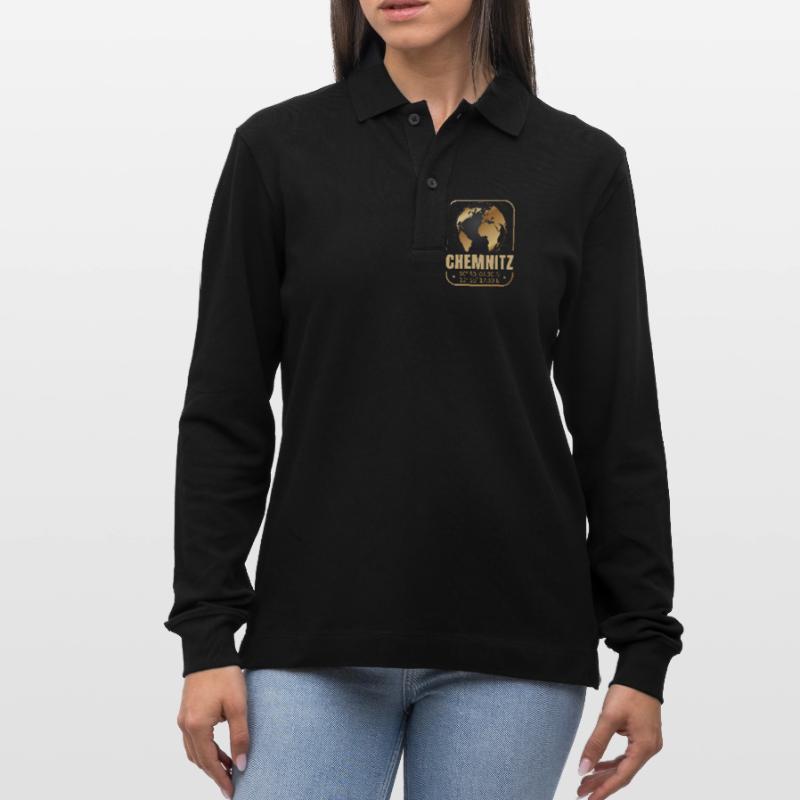 Chemnitz Stanley/Stella Unisex Bio-Langarm-Poloshirt Prepster