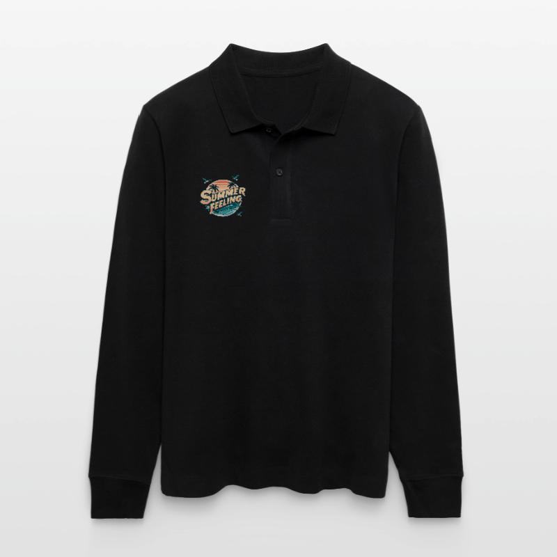 Summer feeling Stanley/Stella Organic Unisex Long-Sleeved Polo Shirt Prepster