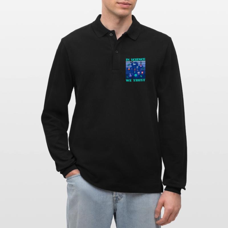 Science Research Laboratory Studies Stanley/Stella Organic Unisex Long-Sleeved Polo Shirt Prepster