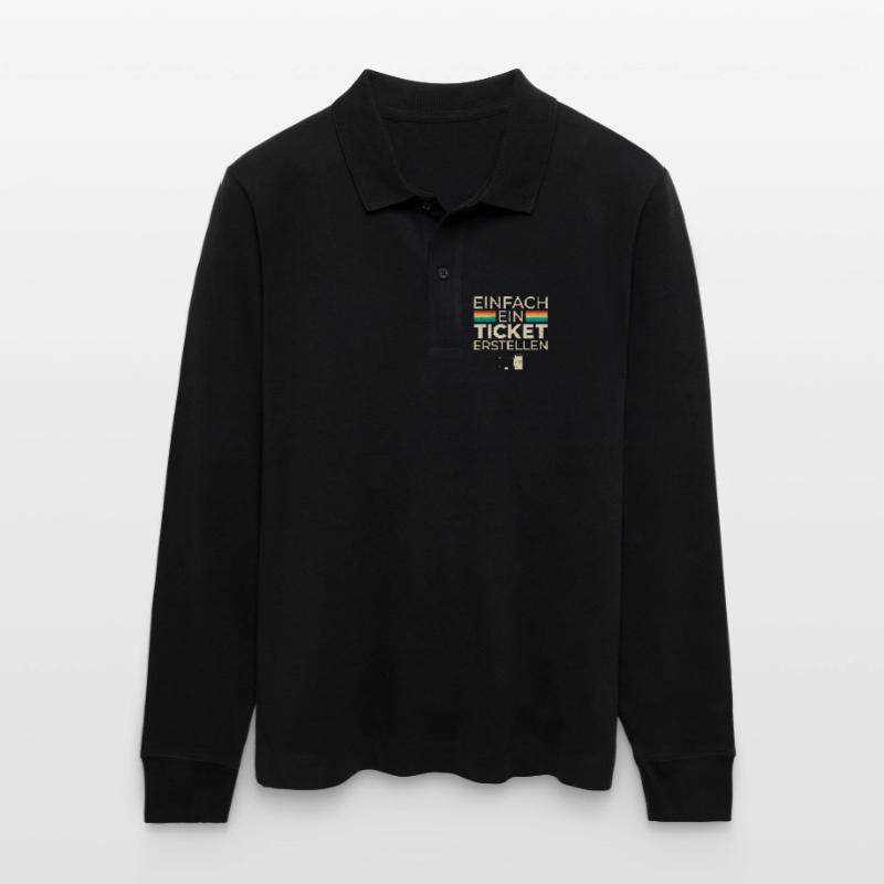 Science Coder CRÉEZ SIMPLEMENT UN BILLET DRÔLE Polo à manches longues bio PREPSTER Stanley/Stella Unisexe