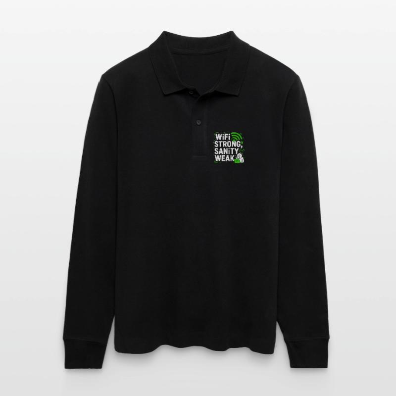 Remote Developer WiFi Strong Software Engineering Stanley/Stella Unisex Bio-Langarm-Poloshirt Prepster