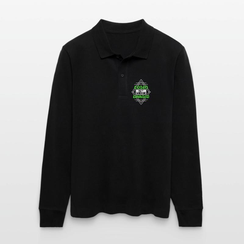 Coden Statement Developer Computerfreak Skripting Stanley/Stella Unisex Bio-Langarm-Poloshirt Prepster