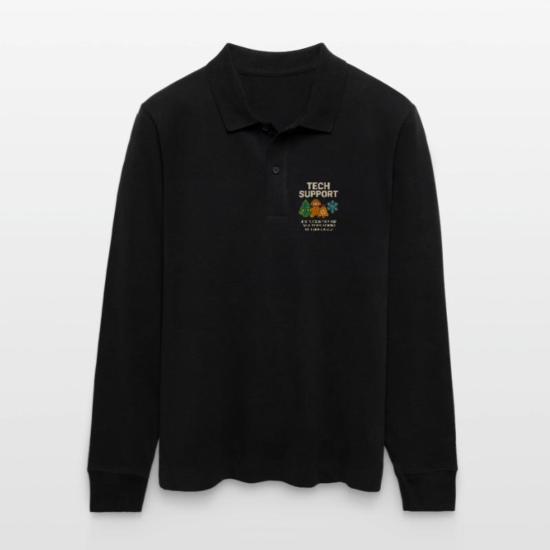 Admin Weihnachtsgeschenk IT Support Debugging Stanley/Stella Unisex Bio-Langarm-Poloshirt Prepster