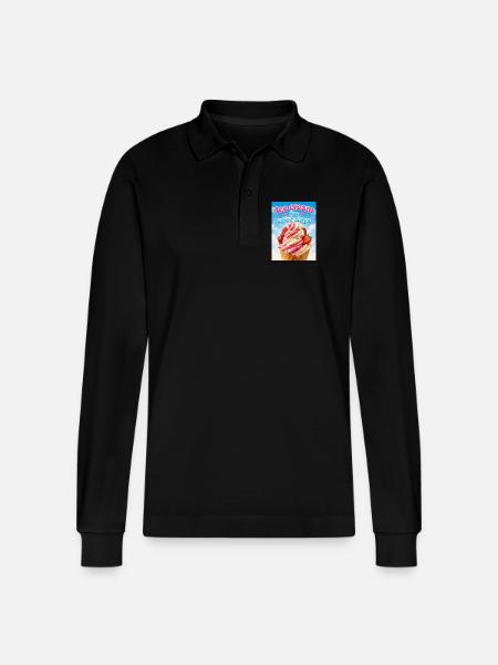 Glace pour les jours froids - Polo à manches longues bio PREPSTER Stanley/Stella Unisexe - noir