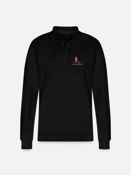Exe Echse ausfuehren Admin Sysadmin Geschenk - Stanley/Stella Unisex Bio-Langarm-Poloshirt Prepster - Schwarz
