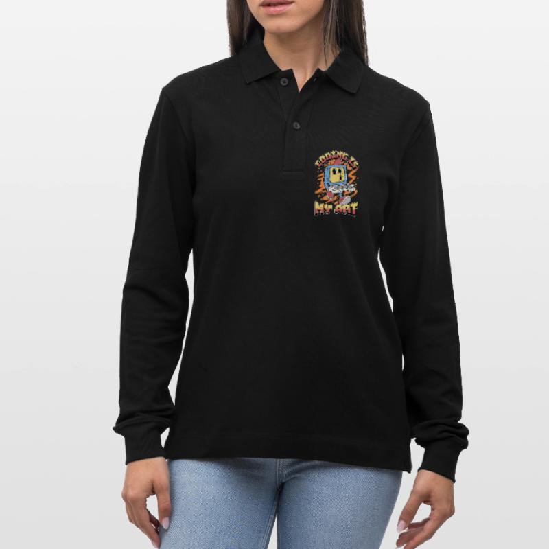 Coder Coding Is My Art Software Engineering Coders Stanley/Stella Unisex Bio-Langarm-Poloshirt Prepster