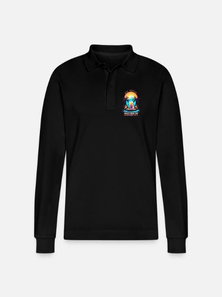 Sie sagte. Malle oder ich - Stanley/Stella Unisex Bio-Langarm-Poloshirt Prepster - Schwarz