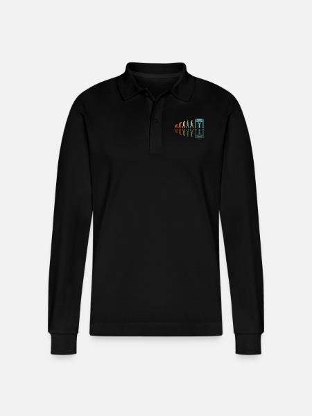 Car Mechanic Development - Stanley/Stella Organic Unisex Long-Sleeved Polo Shirt Prepster - black